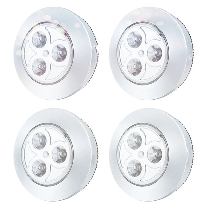 5 Paket LED Baterije, ki Napaja Brezžične Noč Tapnite Pritisnite Lučka Stick-On Pritisni in Varno Luči Za Hodnik, Kuhinjo, Spalnico, Kopalnico Omarah1