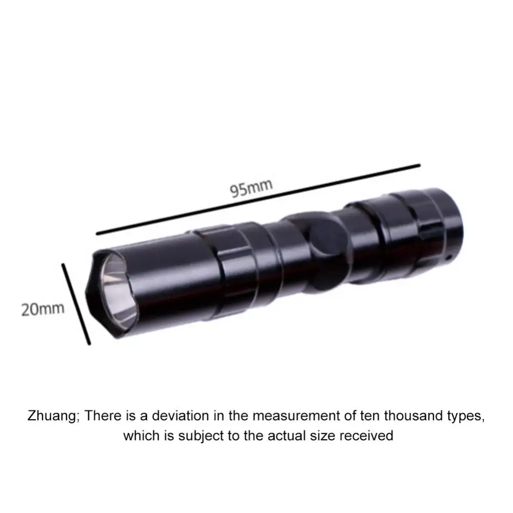 Mini Led Svetilka Nepremočljiva Ultra Svetla Lanterna Led AA Baterije Močne Led Za Lov, Ribolov, Kampiranje1