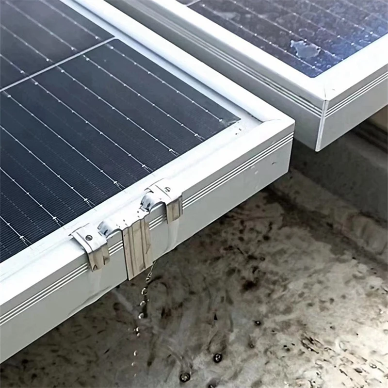 40PCS Fotovoltaična Plošča Drenažo Sponke Površino Tablice solarnimi Voda Odteče Posnetek Za Sončne celice, Odvajanje 35Mm1