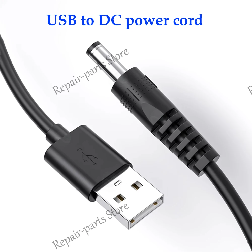 USB DC 5V kabel namizno svetilko majhen ventilator 3.5/5.5 mm igrača čiščenje Luna facial cleanser zvok polje elektronski obsega krog glave polnilnik5