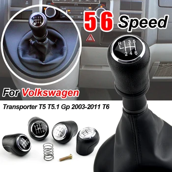 Za VW Volkswagen Transporter T5 T5.1 T6 Gp 2003-2011 Prestavi Palico Prestavna Ročica Usnje Gaiter Boot Pokrov Avtomobila 5 6 Hitrost
