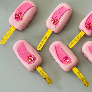 Osebna imena Akril cakesicle Eid Mubarak Sladoled palice, Popsicle Rojstni dan,Eid Ramadana,Baby Tuš,Pecilni dekoracijo