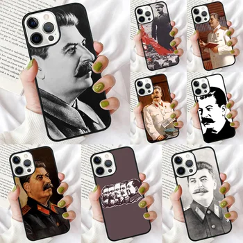 Stalin Sovjetski Primeru Telefon za iPhone 15 14 12 13 mini 6 7 8 PLUS X XS XR 11 PRO MAX SE 2020 Hrbtni Pokrovček Fundas Lupini