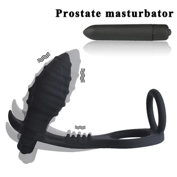Prostatic Vibrator Seks Tooys za Moški Analni Stimulator Butt Plug Prostate Massager Odraslih Izdelki, Ženski Masturbator Anus Seks Igrače